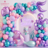 Mermaid Happy Birthday Balloon Decoration Set