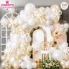 White & Pearl Balloon Garland Set– 100 PCS