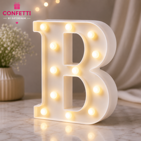 LED Letter B Marquee Light