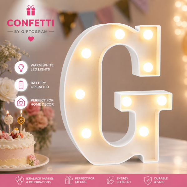 LED Letter G Marquee Light