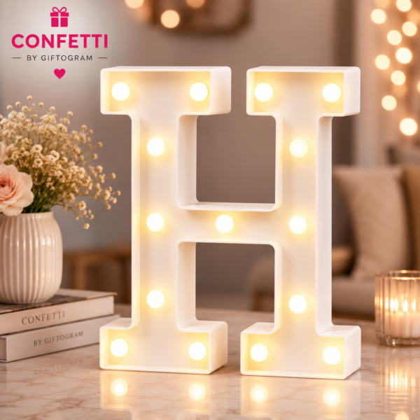 LED Letter H Marquee Light