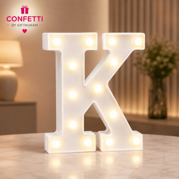LED Letter K Marquee Light