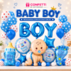 Baby Boy Balloon Decoration Set (92 PCS)