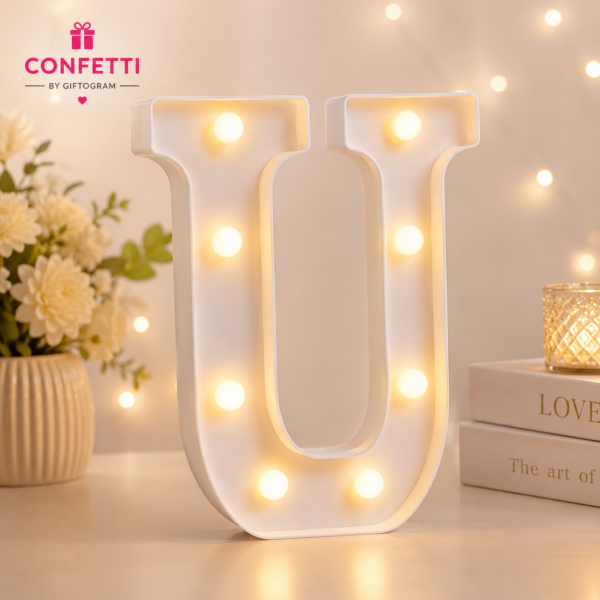 LED Letter U Marquee Light