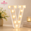 LED Letter V Marquee Light