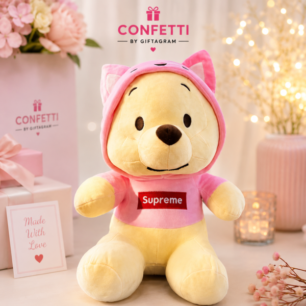 Cute Pink Teddy Bear Plush Toy