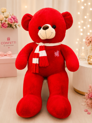 Scarlet Hug Teddy Bear (Around 5ft)