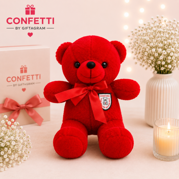Mini Scarlet Teddy Bear Plush Toy