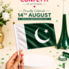Pakistan Hand Flag Pack of 3
