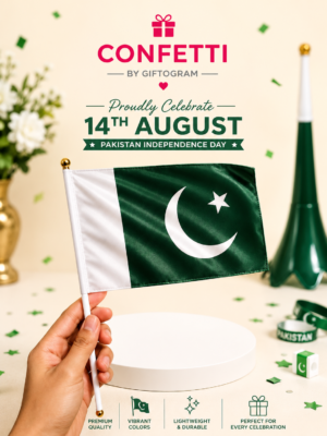 Pakistan Hand Flag Pack of 3
