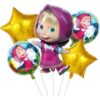 Masha and the Bear Foil Balloon Set