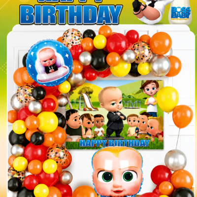 Boss Baby Birthday Balloon Decoration Kit