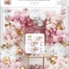 Blush Pink & Gold Happy Birthday Balloon Decoration Set (100 PCS)